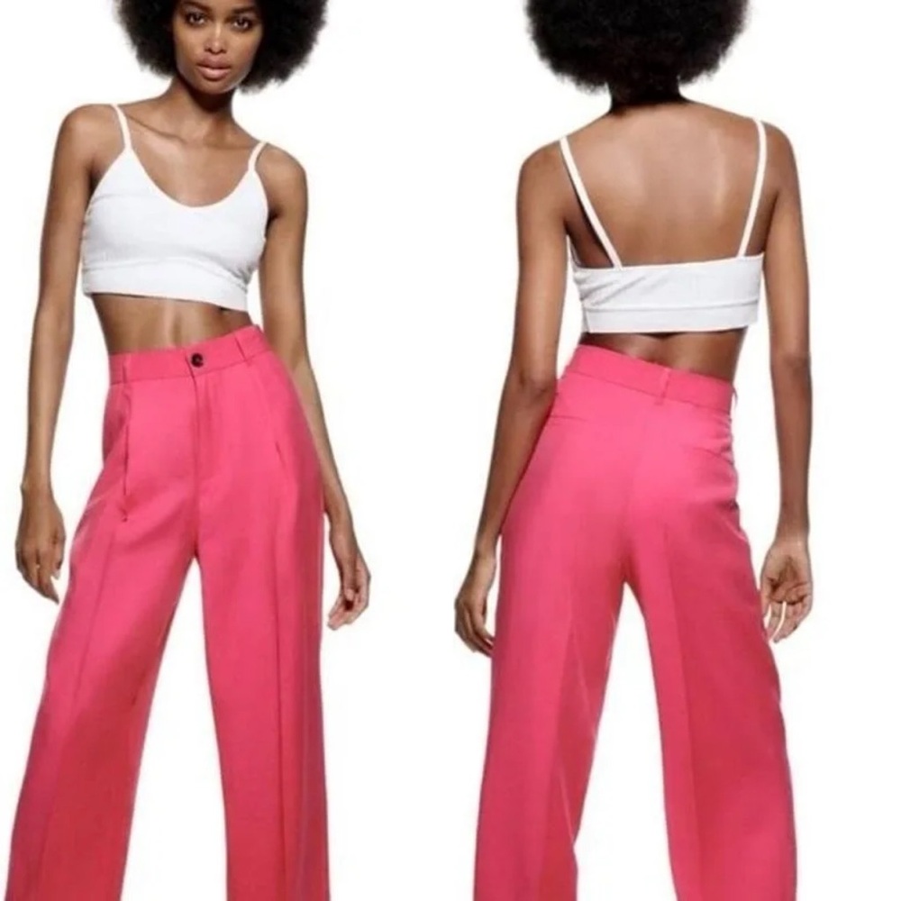 Zara High Waist Full Length Pant